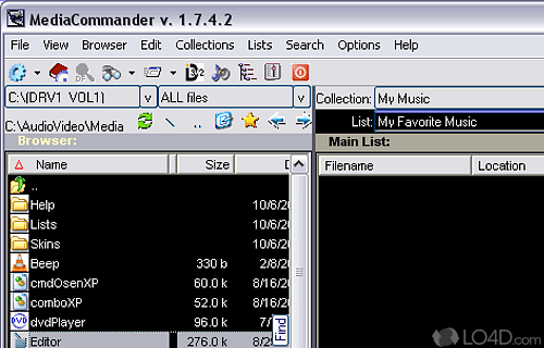Media Commander Screenshot