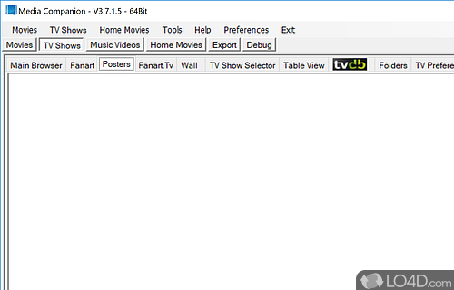 Organize and manage episodes and movies - Screenshot of Media Companion