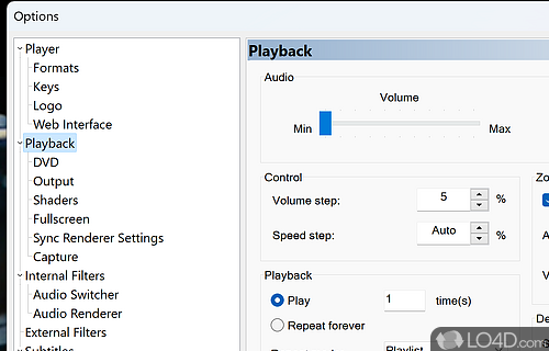 Wide range of file formats - Screenshot of Media Player Classic - Home Cinema