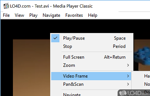 A simple, easy-to-use media player - Screenshot of Media Player Classic