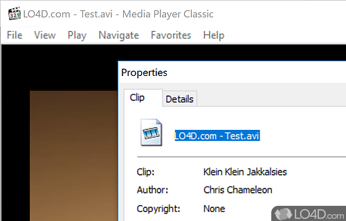 Simple and clean interface - Screenshot of Media Player Classic