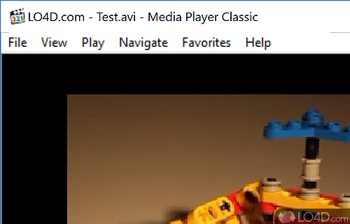 View movies and other video files - Screenshot of Media Player Classic