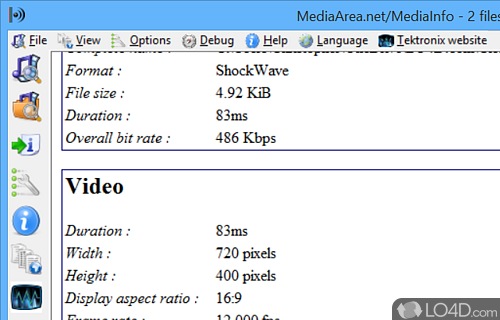 MediaInfo Screenshot