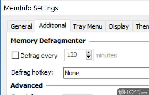 Check the ongoing usage of memory and free it up when required - Screenshot of MemInfo