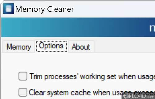 Comes with a clean interface that lets you free memory with one click - Screenshot of Memory Cleaner