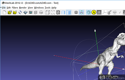 MeshLab Screenshot