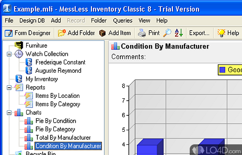 MessLess Inventory Screenshot