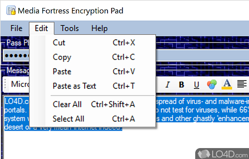 MF Encryption Pad screenshot