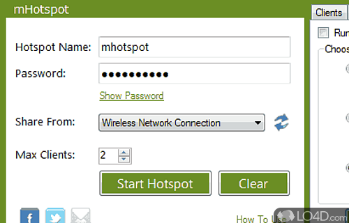 mHotspot Screenshot