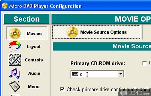 Screenshot of Micro DVD Player - Enjoy ripped DVD content from the comfort of desktop while quality is kept flawlessly