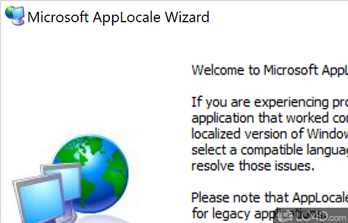 Microsoft AppLocale Screenshot