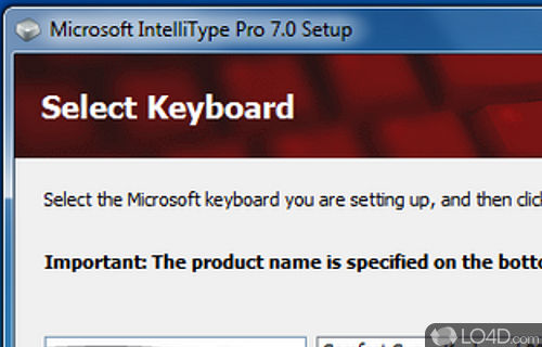 Screenshot of Microsoft IntelliPoint - Software to Customise Your Microsoft Mouse