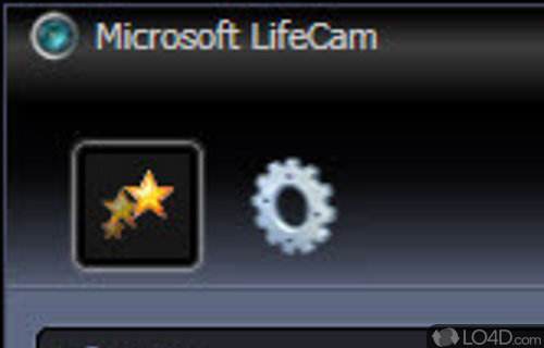 Screenshot of Microsoft LifeCam - Software utility designed to manage Microsoft webcam, take screen shots