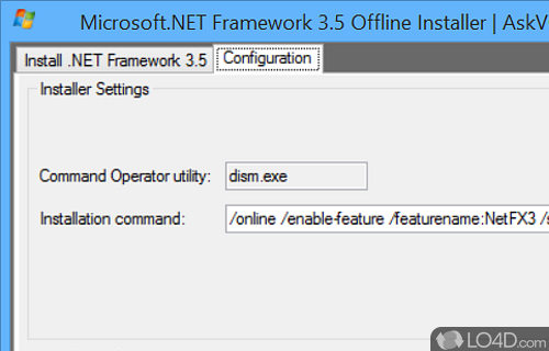 Microsoft NET Framework Offline Screenshot
