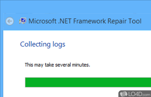 Microsoft NET Framework Repair Tool Screenshot