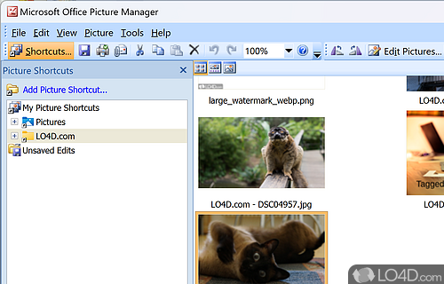 Outlook - Screenshot of Microsoft Office 2007