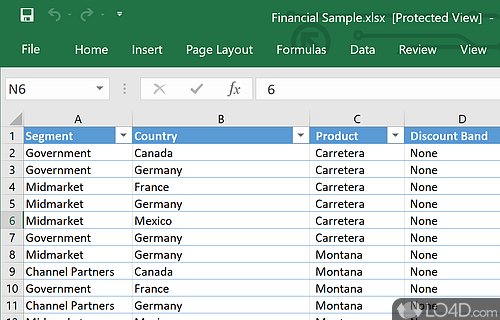 Edit PDF documents - Screenshot of Microsoft Office 2016