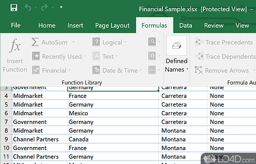 Collaborate on documents with other users in real-time - Screenshot of Microsoft Office 2016