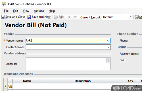 Microsoft Office Accounting Express screenshot