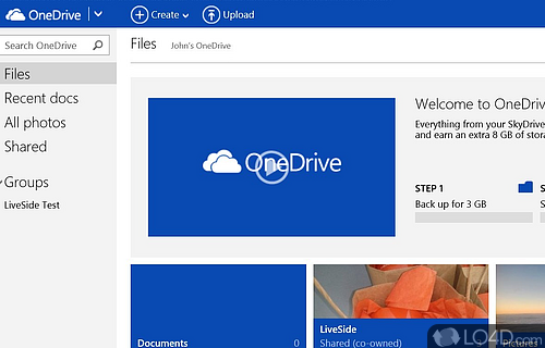 Microsoft OneDrive Screenshot