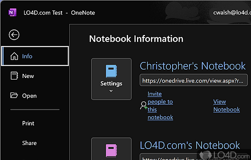 Compatibility with Windows 8 - Screenshot of Microsoft OneNote