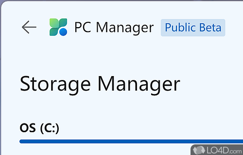 Performance booster and security tool in a single app  - Screenshot of Microsoft PC Manager