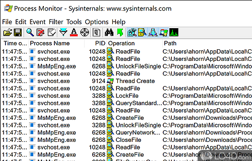 Process Monitor 3.96 for windows instal