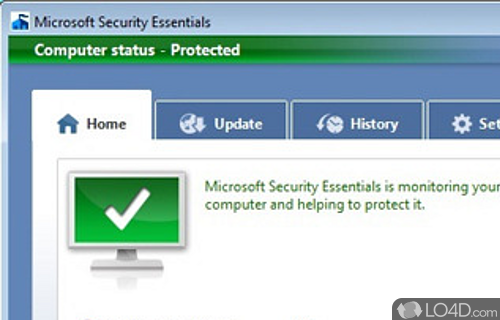 Microsoft Security Essentials Screenshot