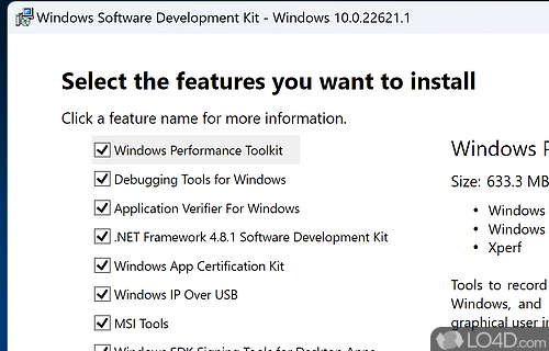 Screenshot of Microsoft Windows SDK - Develop Windows apps using cutting-edge native and managed technologies provided by Microsoft's software development kit
