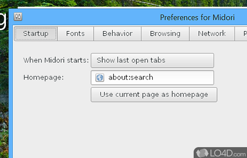 Fast, light web browser based on WebKit - Screenshot of Midori