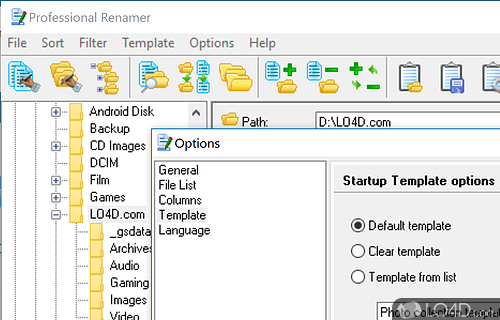 Professional Renamer screenshot