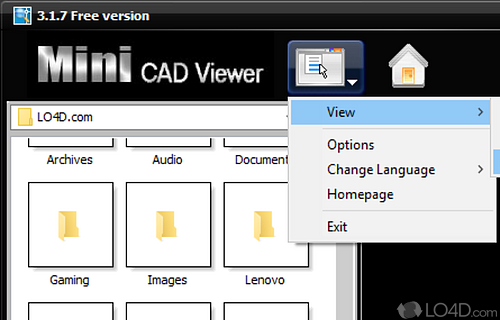 A CAD viewer so you don’t have to get AutoCAD - Screenshot of Mini CAD Viewer