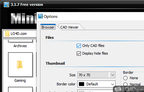 Mini CAD Viewer Screenshot