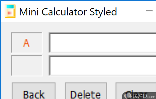 Mini Calculator Screenshot