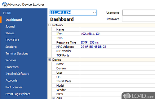 MiTeC Network Scanner Screenshot