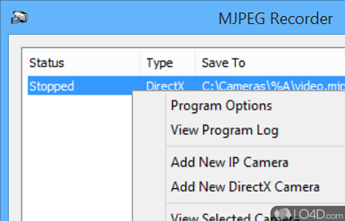 MJPEG Surveillance Screenshot