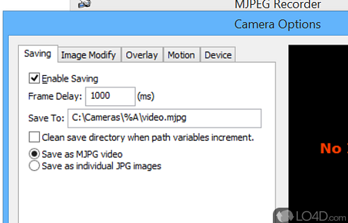 MJPEG Surveillance screenshot
