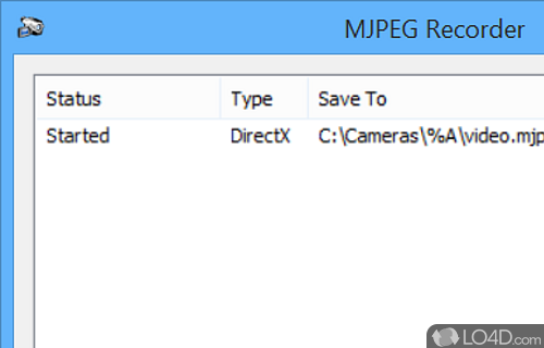 Small, fast and powerful MJPG player, converter and recorder - Screenshot of MJPEG Surveillance