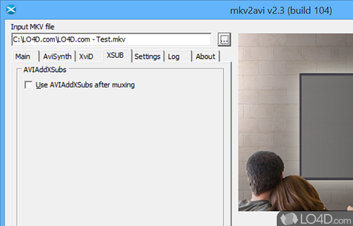 MKV2AVI screenshot