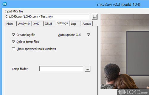 MKV2AVI screenshot