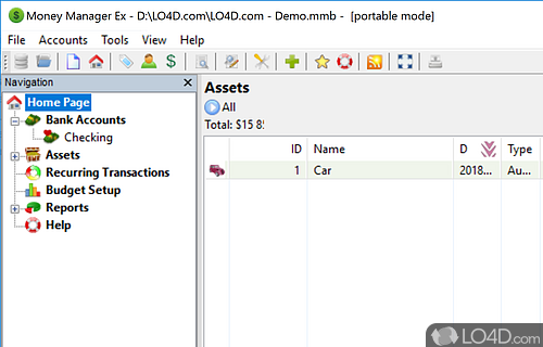 Manage personal finances - Screenshot of Money Manager Ex