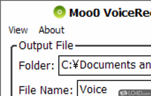 Screenshot of Moo0 Voice Recorder - Sound recorder from any source including Skype