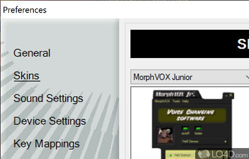 More features in the pro version - Screenshot of MorphVOX Junior