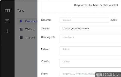 Customize and configure your user agent, referer, cookie and proxy - Screenshot of Motrix