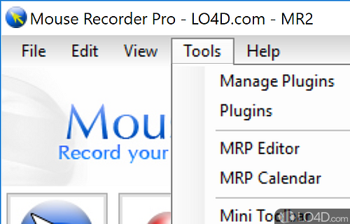 Record simple or more advanced sets of mouse and keyboard actions with the help of this well-balanced app - Screenshot of Mouse Recorder Pro 2