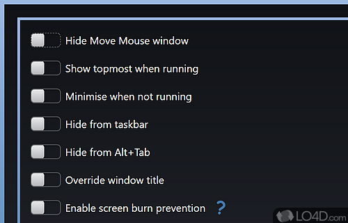 Well-designed and, frankly, adorable user interface - Screenshot of Move Mouse