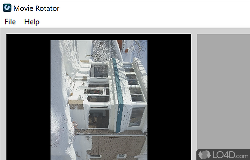 User interface - Screenshot of Movie Rotator