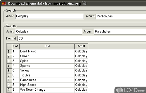 MP3 Diags Screenshot