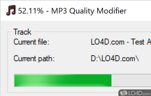 MP3 Quality Modifier Screenshot