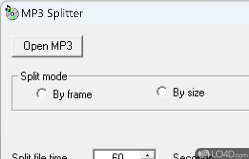 MP3 Splitter screenshot